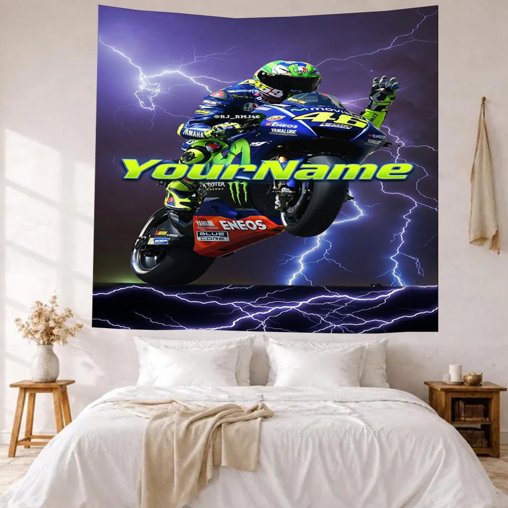Doctor46 Custom Your Name Wall Decor Tapestry Art For Pet Memorial Birthdaywedding Party Backdrop Family Gift