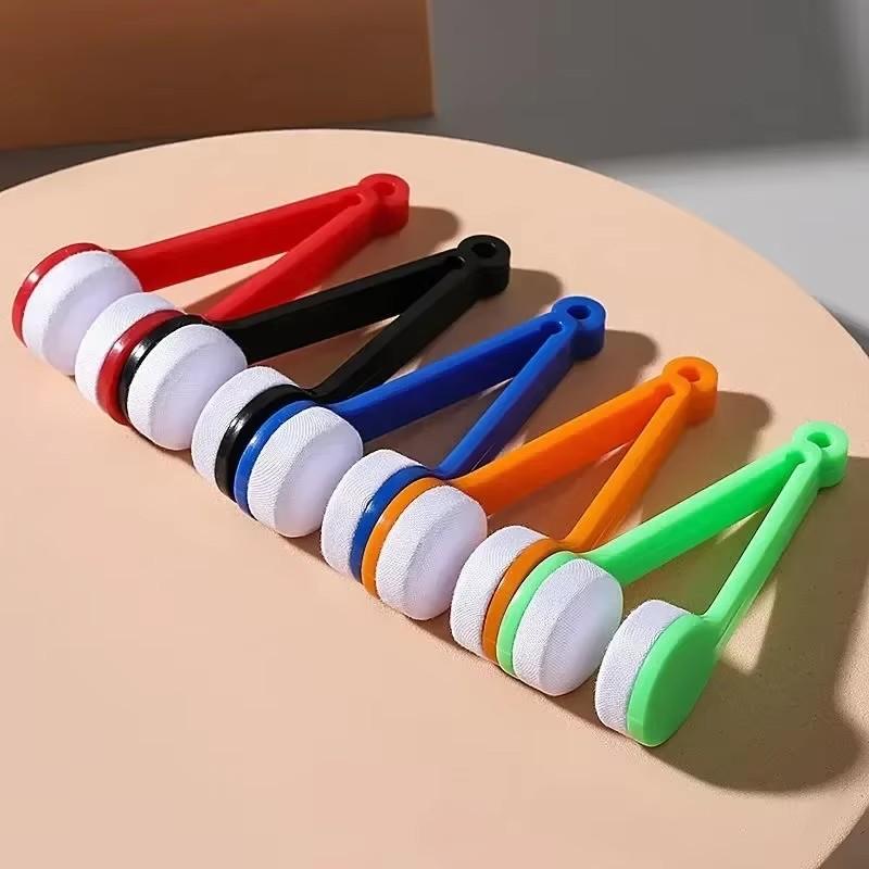 1/5pcs Glasses Cleaning Rub Portable Multifunctional Mini Eye Glasses Cleaner Brush Sunglasses Spectacles Microfiber Wiping Tool