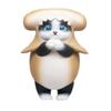 Japanese Genuine Adorable Pet Adorable Shark Cat Gacha Scale Model Shark Suit Collection Action Figure Toy Great for Daily Use