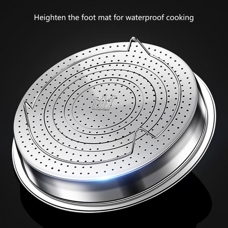 Stainless Steels Steamers Basket with Handle Food Strainer Basket Steaming Tray Steaming Grid Vegetable Steamers Rack