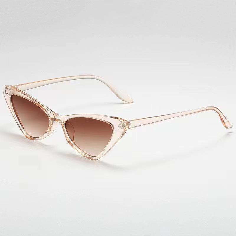 New European and American Fashion Cat-eye Sunglasses for Women, Personalized Candy-colored Sunglasses, Trendy Street Photography, Sunglasses