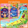 Developmental Kids Sticker Book Reusable Paper Bubble Stickers Creative Play