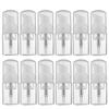 12Pcs 30ML Refillable Empty Foam Dispenser Bottle Plastic Bottle Portable for Cleaning Travel Mini Foaming Soap Pump