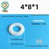 Thickened Nylon Plastic Flat Washer: Hard Plastic Gasket M2-M16