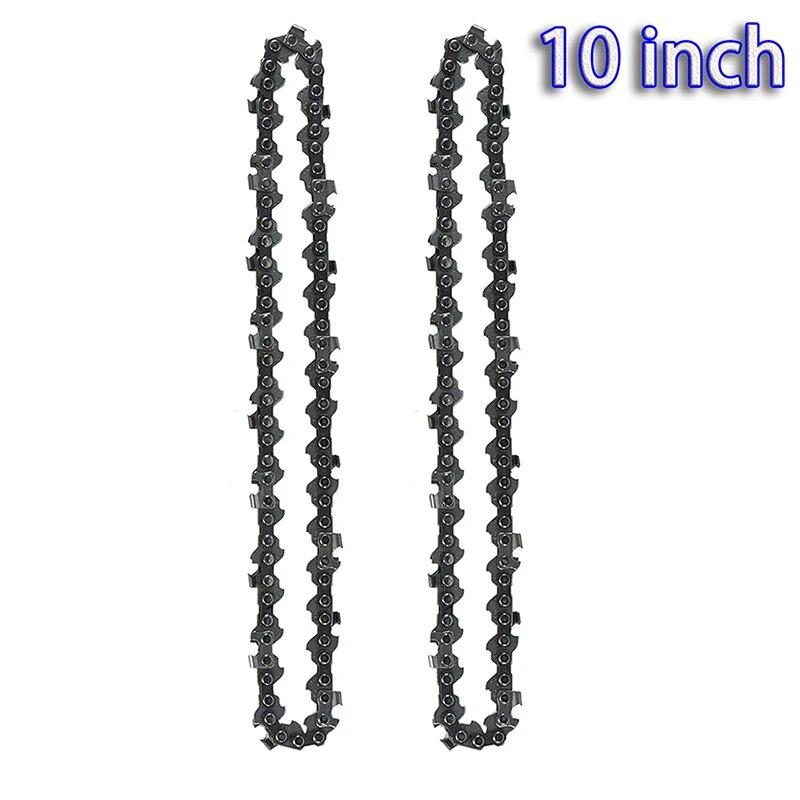 1/2/3/4 PCS 10Inch Saw Chainsaw Chain Semi Chisel Electric Chainsaw Spare Parts Garden Wood Branch Cutting Tool