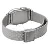 CASIO ANA-DIGI Vintage Series AQ-230EM-2A Mesh Metal Band Unisex Dual Time Navy