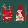 1 Stück Kordelzug Weihnachtsgeschenktüte Kleine Weihnachtsapfel Süßigkeiten Verpackungsbeutel Weihnachten Partygeschenke Feiertags-Geschenkverpackungsbeutel