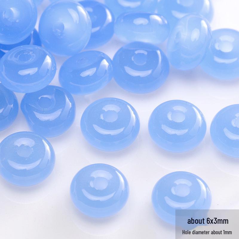 Blauer Glas-Reiskorn-Haarnadel: Handgefertigter Schmuck-Accessoire im antiken chinesischen Stil
