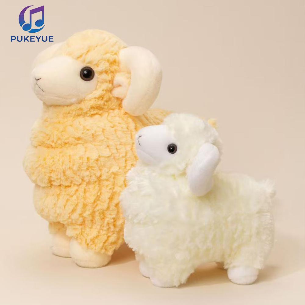 20-60Cm Cute Simulation Sheep Plush Toy Kawaii Cartoon Sheep Doll Soft Stuffed Animal Lamb Sleep Pillow Christmas Gifts For Kids