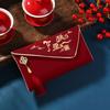 Best Wishes New Year Blessing Bag Multiple Patterns HongBao New Trendy Red Money Packet  Birthday