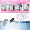 Foot Callus Remover for Women Men, Rechargeable Electric Foot File Pedicure Tool with 2 Speeds and 6 Grinding Heads, Po