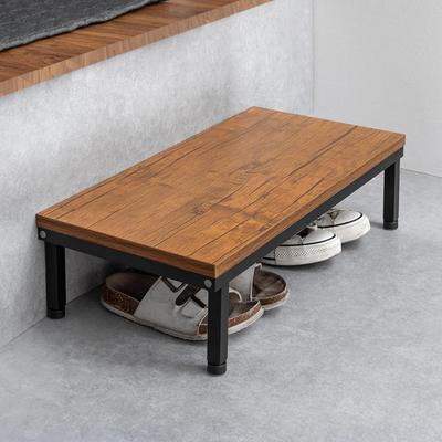 Rizhome Aérien CARES Marche d'Entrée, Étagère à Chaussures Élégante, Marche d'Entrée (Brun Clair x Noir, 60 cm de Large)