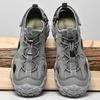 Fashion New Trend Casual Summer Shoes Mens Breathable Mesh Shoes Summer Outdoor Walking Sneakers Anti-collision Toe Male Treking Sandals