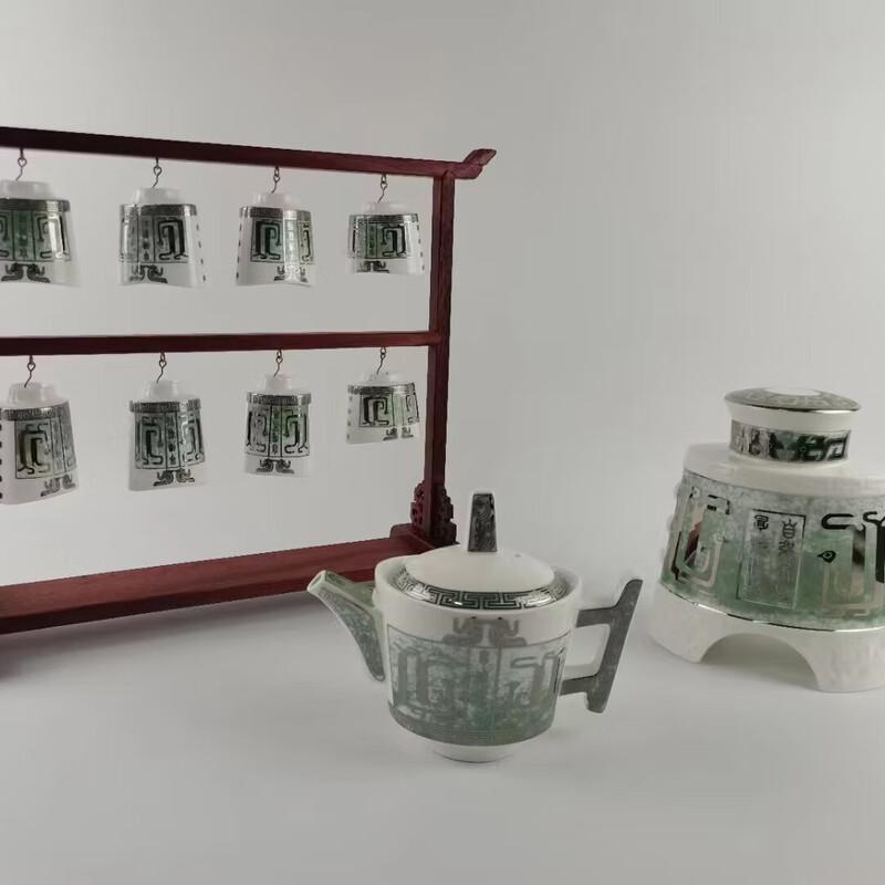 

Retro Chime Bell Bone China Tea Set
