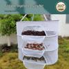 Mesh Bag Zipper Drying Basket: Household Storage & Flat Drying Rack