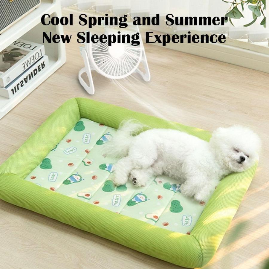 Summer Cool Pet Mat Čtvercová podložka Chovatelská stanice pro psy Kočky Vysoce kvalitní Cool Silk Postel pro domácí mazlíčky Pohovka pro domácí mazlíčky Potřeby pro domácí mazlíčky