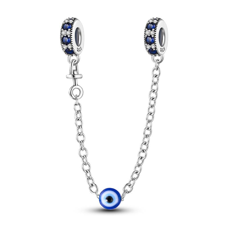 Newcopper Sparkling Zircon Devil'S Eye Horus' Eye Best Wishes Lucky Charms Beads Fit Pan Original Bracelets Diy Jewelry