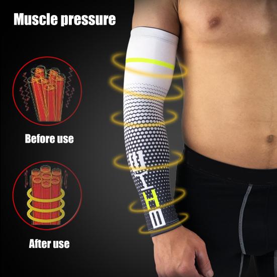 UV-Sonnenschutz-Armmanschette, atmungsaktive Kühlmanschette, Tattoo-Abdeckung, Fahrrad-Armmanschetten für Männer und Frauen, Outdoor-Aktivitäten, Basketball, Golf, Laufen