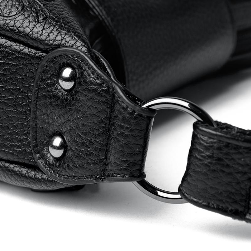 Soft Leather Large Capacity Crossbody Bag Women's Shoulder Bag Middle-aged Mother Bag