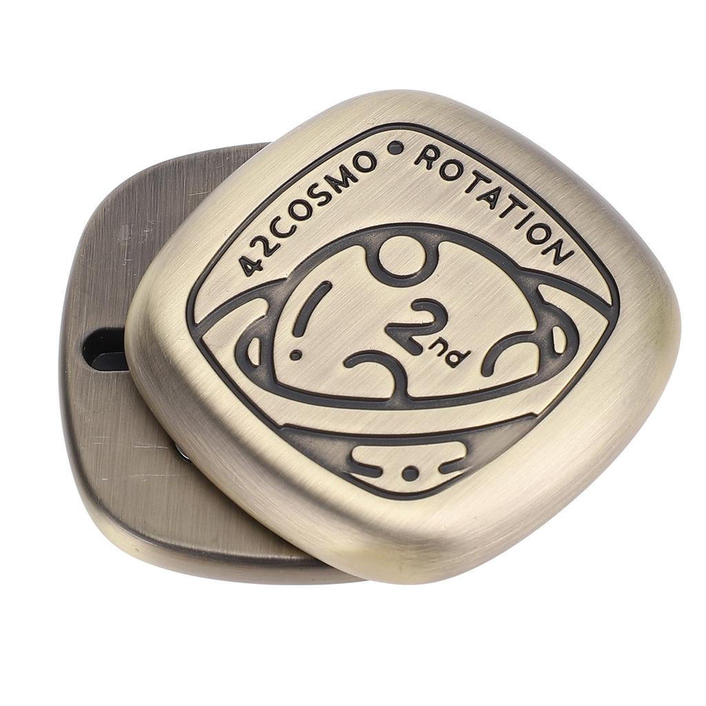 Fingertip Slider Four Way Rotating Push Card Metal Magnetic Fingertip Slider Toy for Stress Relief