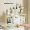 No Drill Wall Mounted Toilet Rack for Bathroom Cabinet Shelf, Plastic Storage Stand, Shower Organizer, Bath Holder Accessories