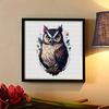 New Arrival 5D DIY Full Circle Diamond Painting "Painted Black Owl" Embroidery Cross Stitch Home Decor Gift