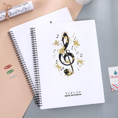 Carpeta de Música A4 No Reflectante para Partituras de Piano, Guitarra o Guzheng con Anotaciones Editables