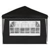Pop Up Party Tent 575 X 289 X 245 Cm Black