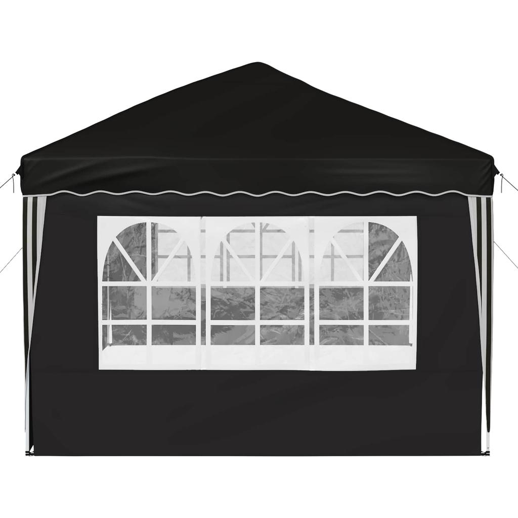Pop Up Party Tent 575 X 289 X 245 Cm Black