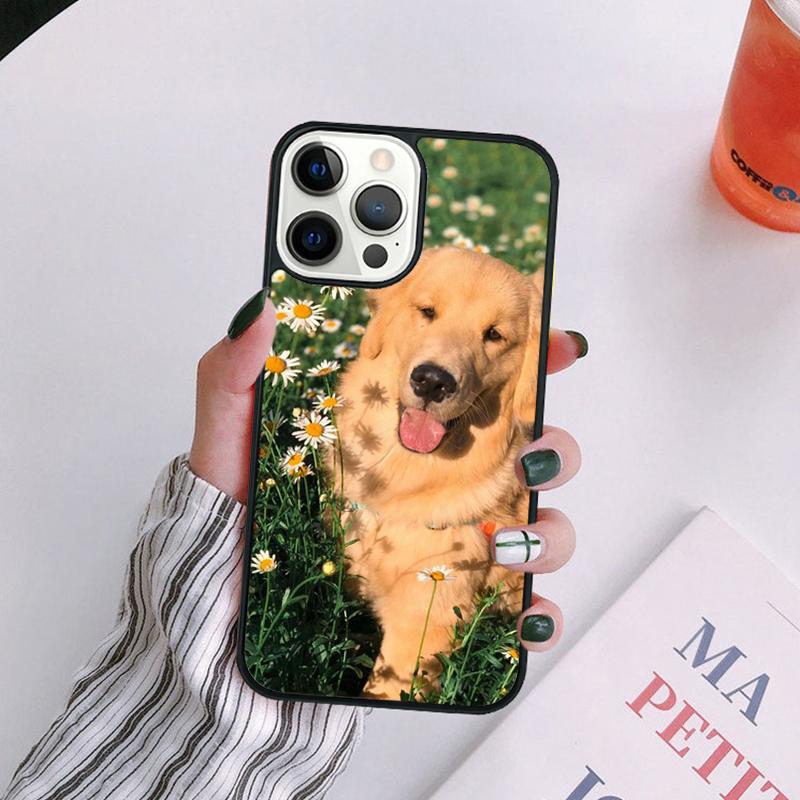 Golden Retriever Dog Phone Case For iPhone 17 Air 14 13 12 16Pro Max 15 11  Plus Max Cover Shell Coque