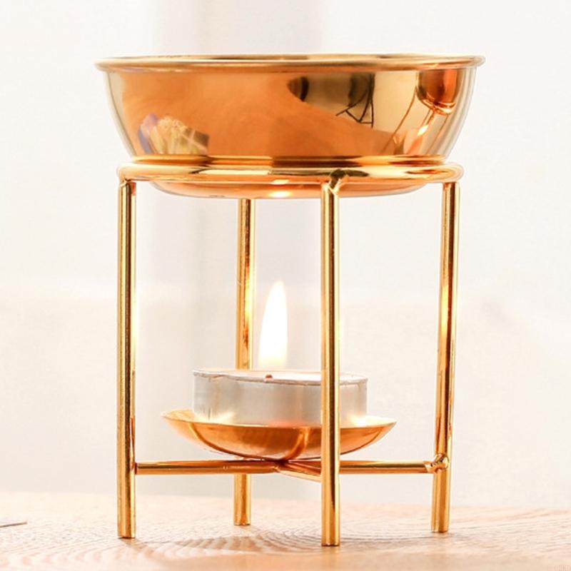 62KD Stainless Steels Essential Oil Melt Burners Diffuser Bowl Tealight Holder