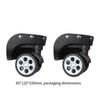 2 Pieces Luggage Wheels Strong Bearing Capacity Wear Resistant Accessories