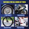 Powerful quick-drying rubber glue for tire repair, wear-resistant and non-corrosive rubber adhesive, power tire repair tool
