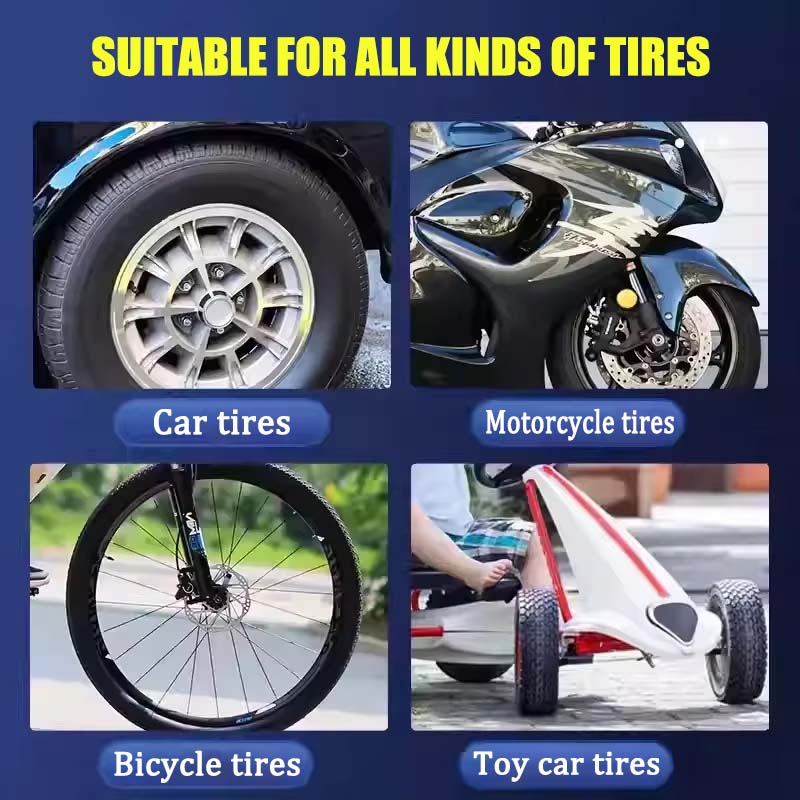 Powerful quick-drying rubber glue for tire repair, wear-resistant and non-corrosive rubber adhesive, power tire repair tool