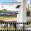 Solar Monitoring Camera Outdoor Monitor Household High-Definition Camera For Monitoring