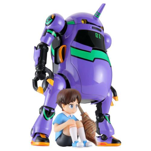 

Hasegawa MechatroWeGo Evangelion Collaboration Series Vol. 5: Shogun + Shinji Ikari 1/20 Scale Pre-Colored Plastic Model Kit SP518