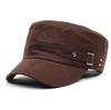 Fashion Hat men and women military hats cotton flat top hats outdoor sunshade and sun protection Caps adjustable buttons