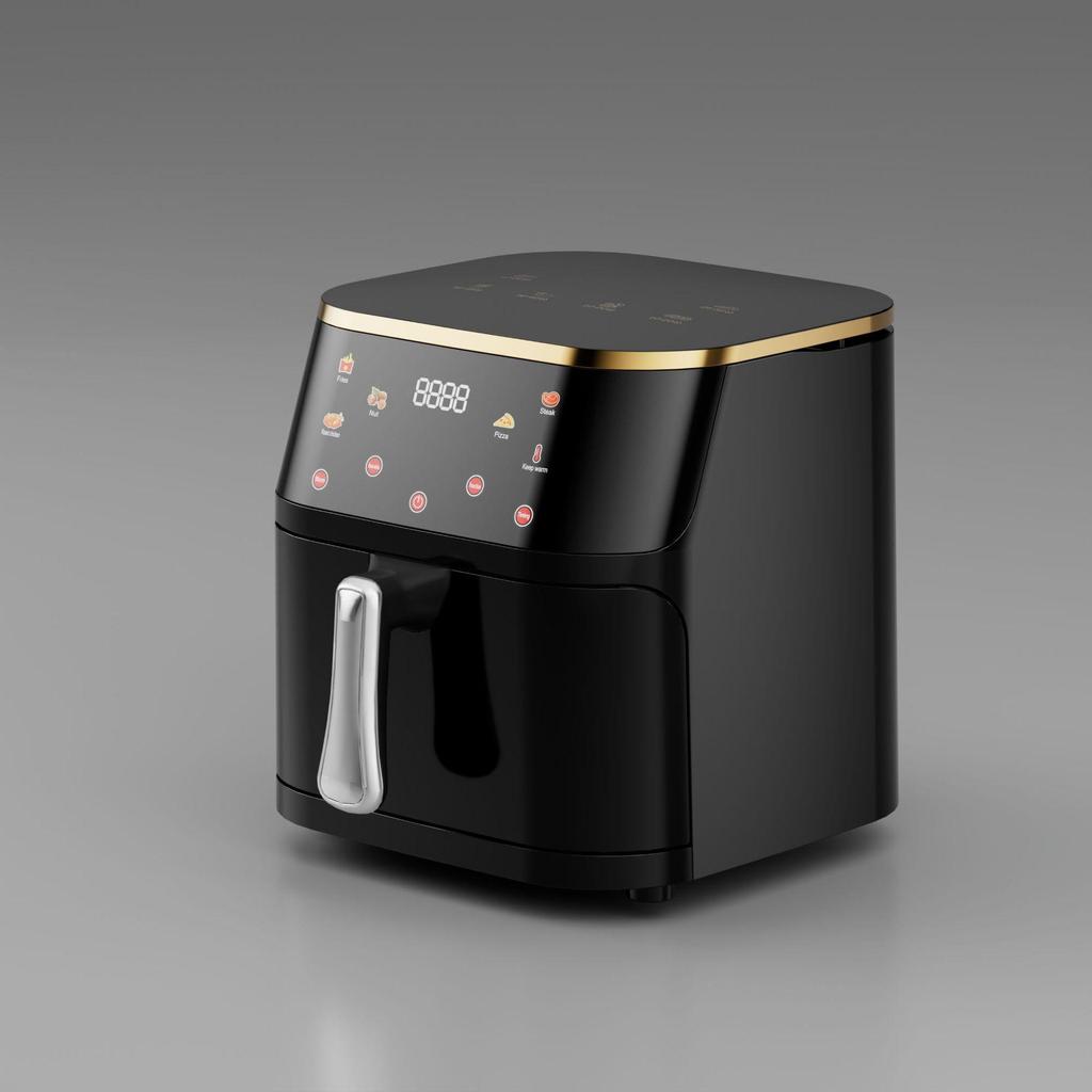 Smart Stainless Steel Air Fryer with Visual Display - Large Capacity, US Standard