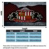 1PC Sunderland A.F Custom Name Patterned Flannel Blanket Suitable For All Seasons for Home Decor Warmth and Comfort Gifts Holiday Present