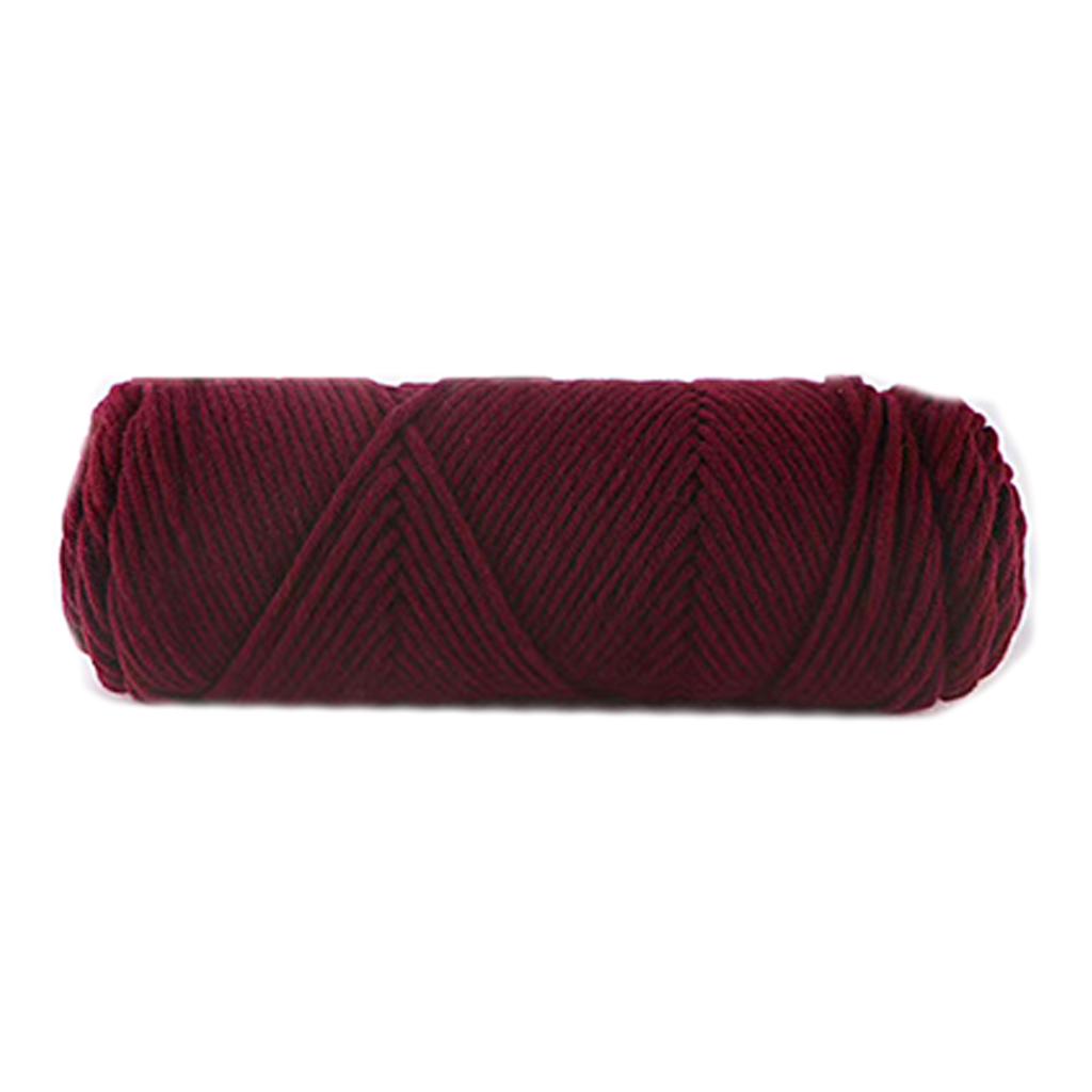 Milk Cotton Thread Colorful Milk Cotton Yarn Soft Comfort Milk Cotton Crochet Knitwear DIY Hand Knitting Yarn Mulitcolor