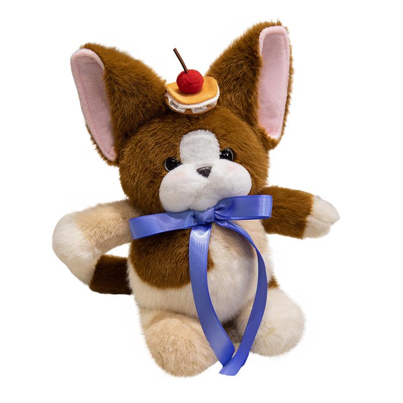 Cartoon Cute Western Restaurant Running Series German Curly Cat Doll Dessert Rabbit Plush Doll Pillow Gift