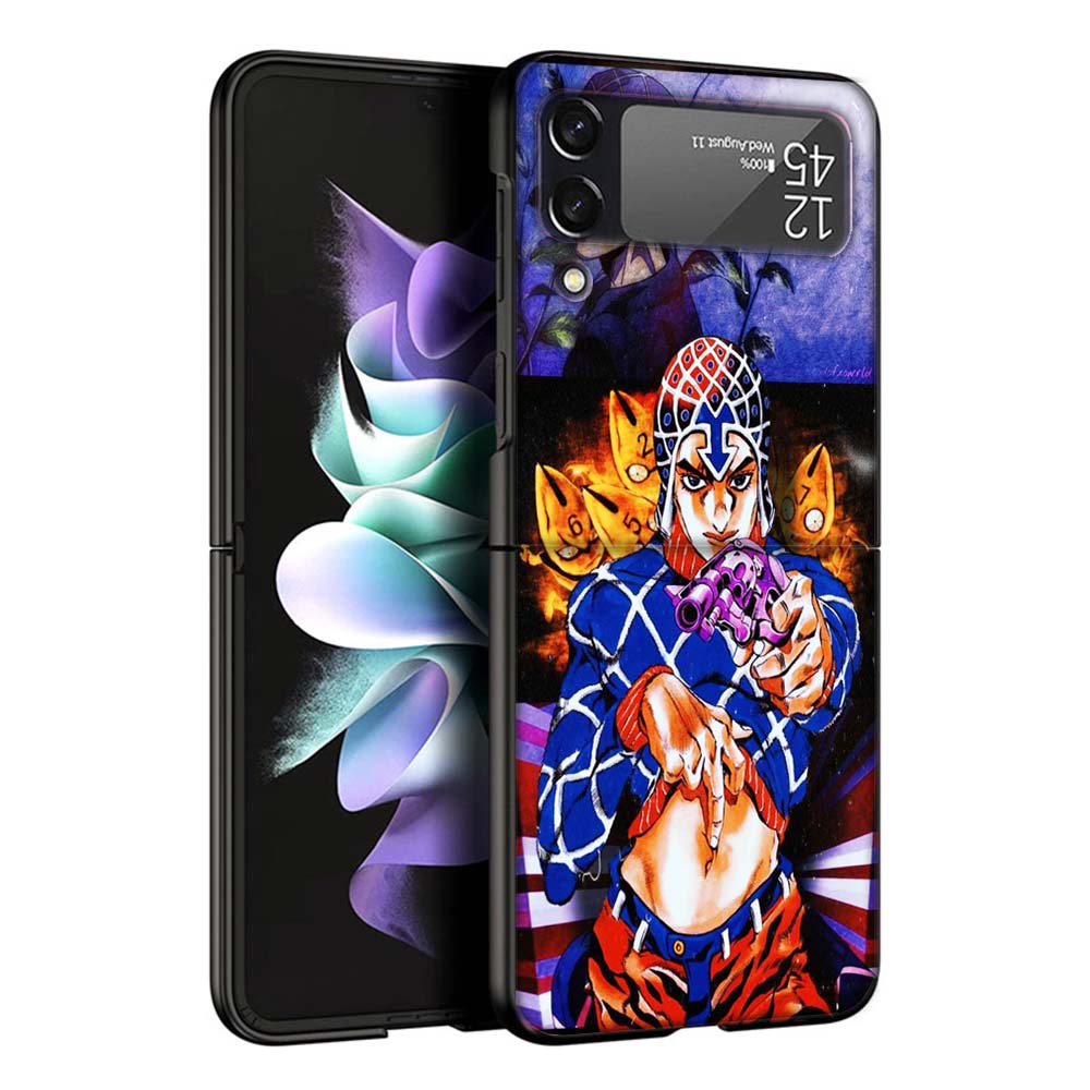 JoJo Bizarre Adventure Phone Case For Samsung Galaxy Z Flip7 Flip6 5G Flip5 Flip4 Flip3 ZFlip 7 6 3 4 5 Shockproof Back Cover Ga