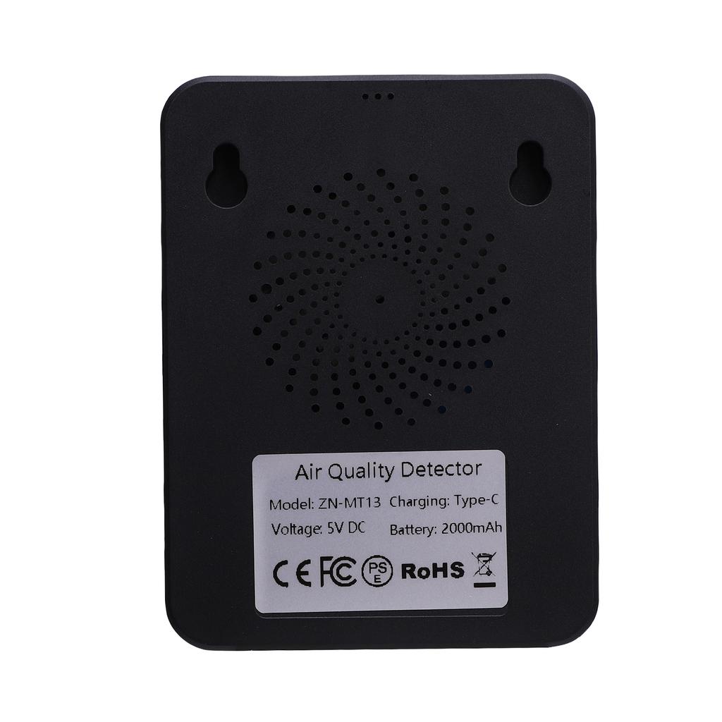 10 in 1 HCHO Meter, Portable Temperature and Humidity Meter with Color Screen for Home,  , Vehicle, Detect PM0.3 PM2.5 PM10 CO2 CO TVOC
