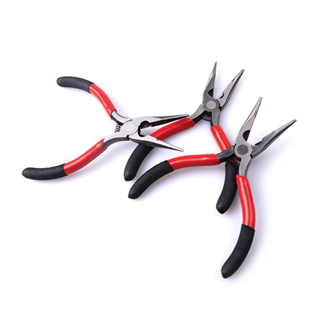 Needle Nose Pliers Terminals Crimping Plier Jewelry Making Hand Tool Electrical Clamp Diy Atomizer Tool Sharp Nose Plier