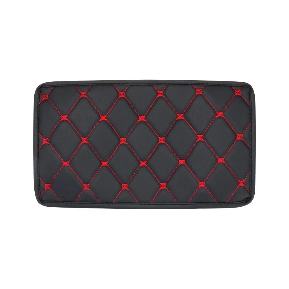 Car Center Console Box Pad Protector Universal Armrest Pad Cover Non-slip Soft Fiber Leather Auto Decoration Styling Arm Rest