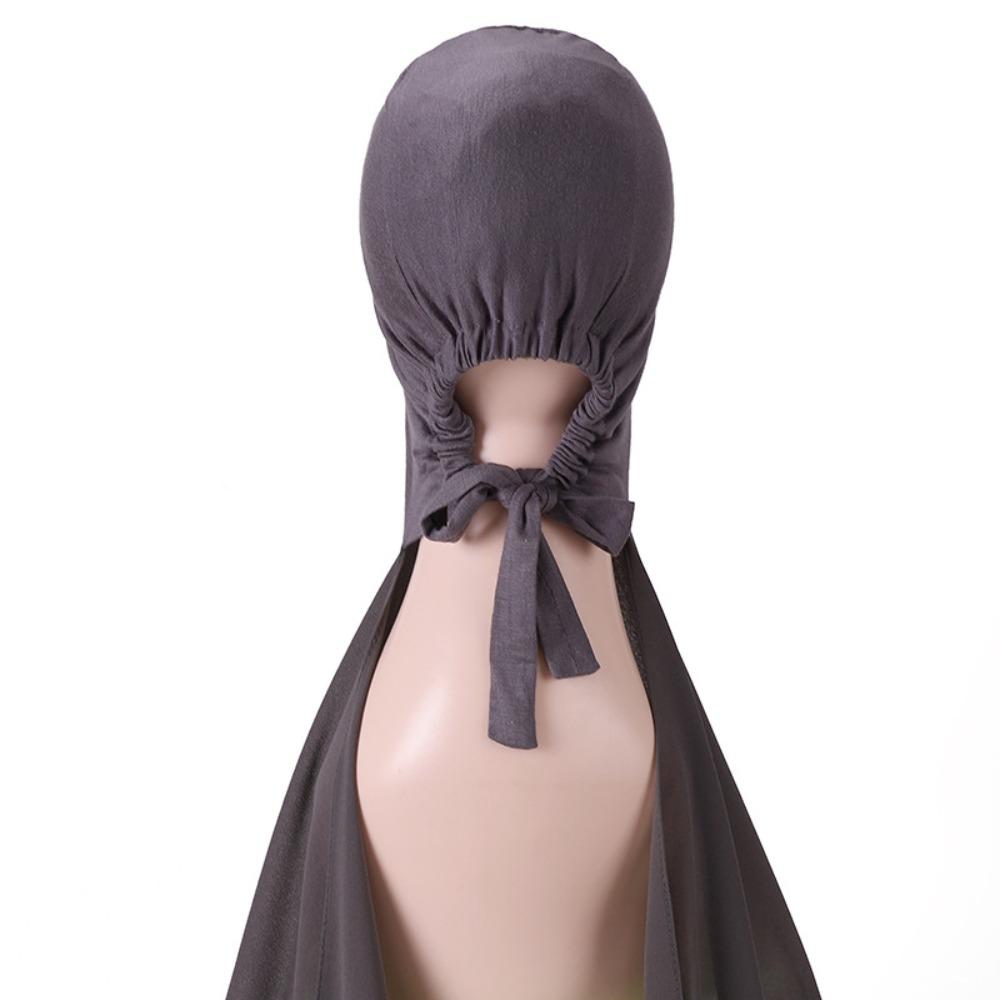 Chiffon Chiffon Shawl 175*70cm Head Scarf Easy Wear Headwrap Turbante  Cultural Wear