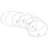 6Pcs Classical Nylon Guitar Strings .028-.045 Folk Guitar String Replacement Acoustic Guitar Accessories Easy to Use