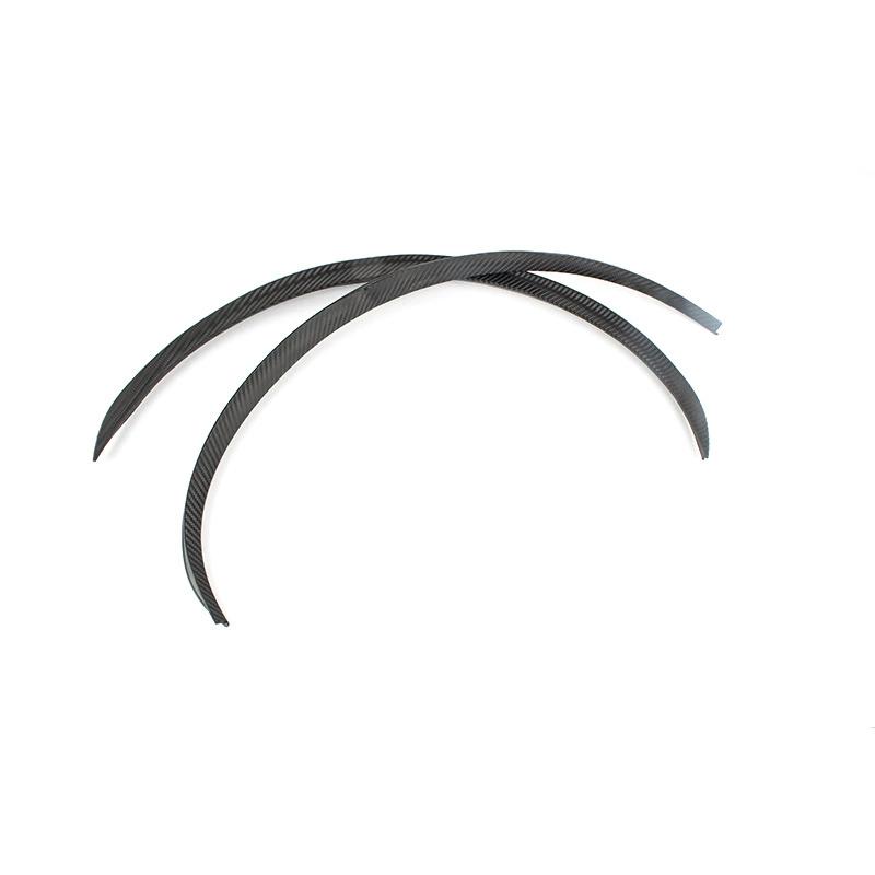 2PCS Universal Fender Flares Car Wheel Arches Wing Expander Arch Eyebrow Mudguard Lip Body Kit Protector Cover Mud Guard Trim