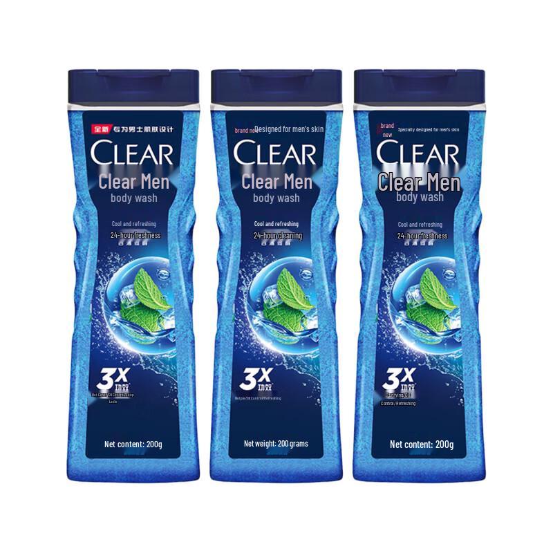 

Clear Men s Cooling Oil Control Shower Gel