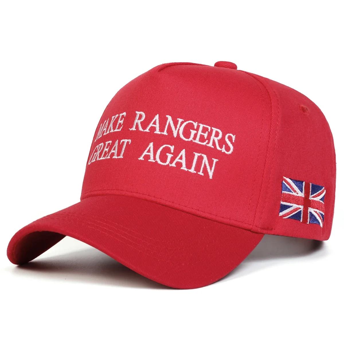

Unisex MAKE RANGERS Letter Embroidery Baseball Caps Spring and Autumn Outdoor Adjustable Casual Hats Sunscreen Hat Sports Cap красный
